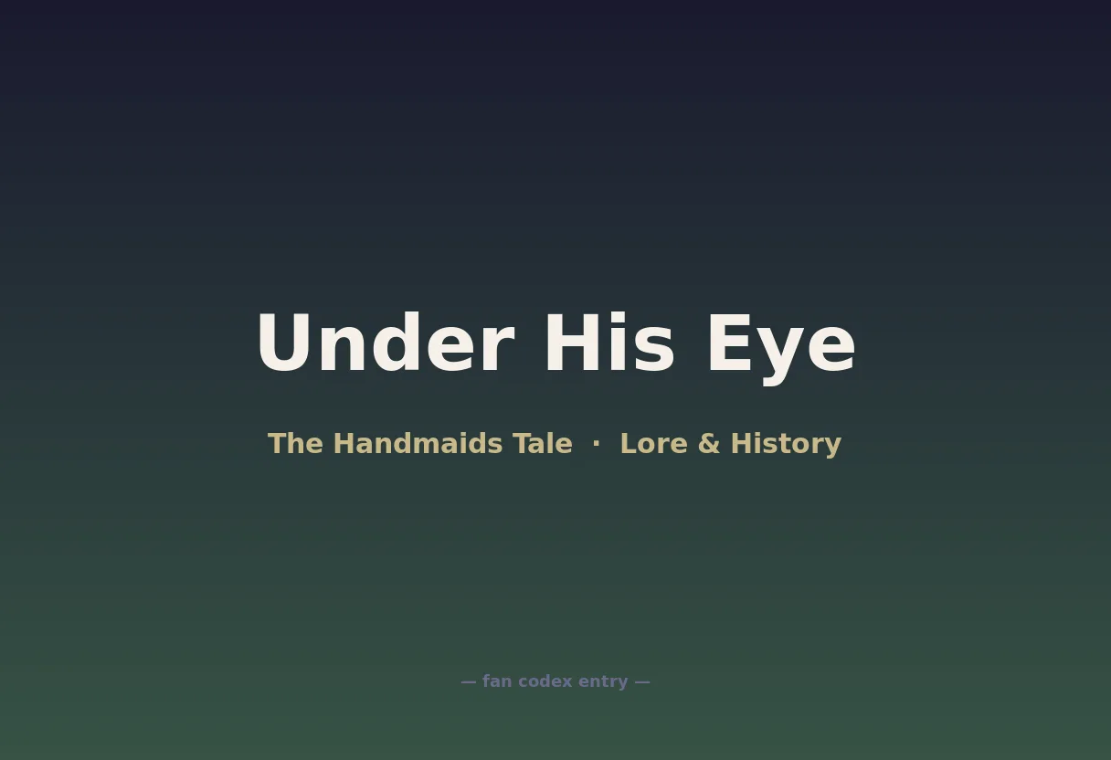 Under His Eye